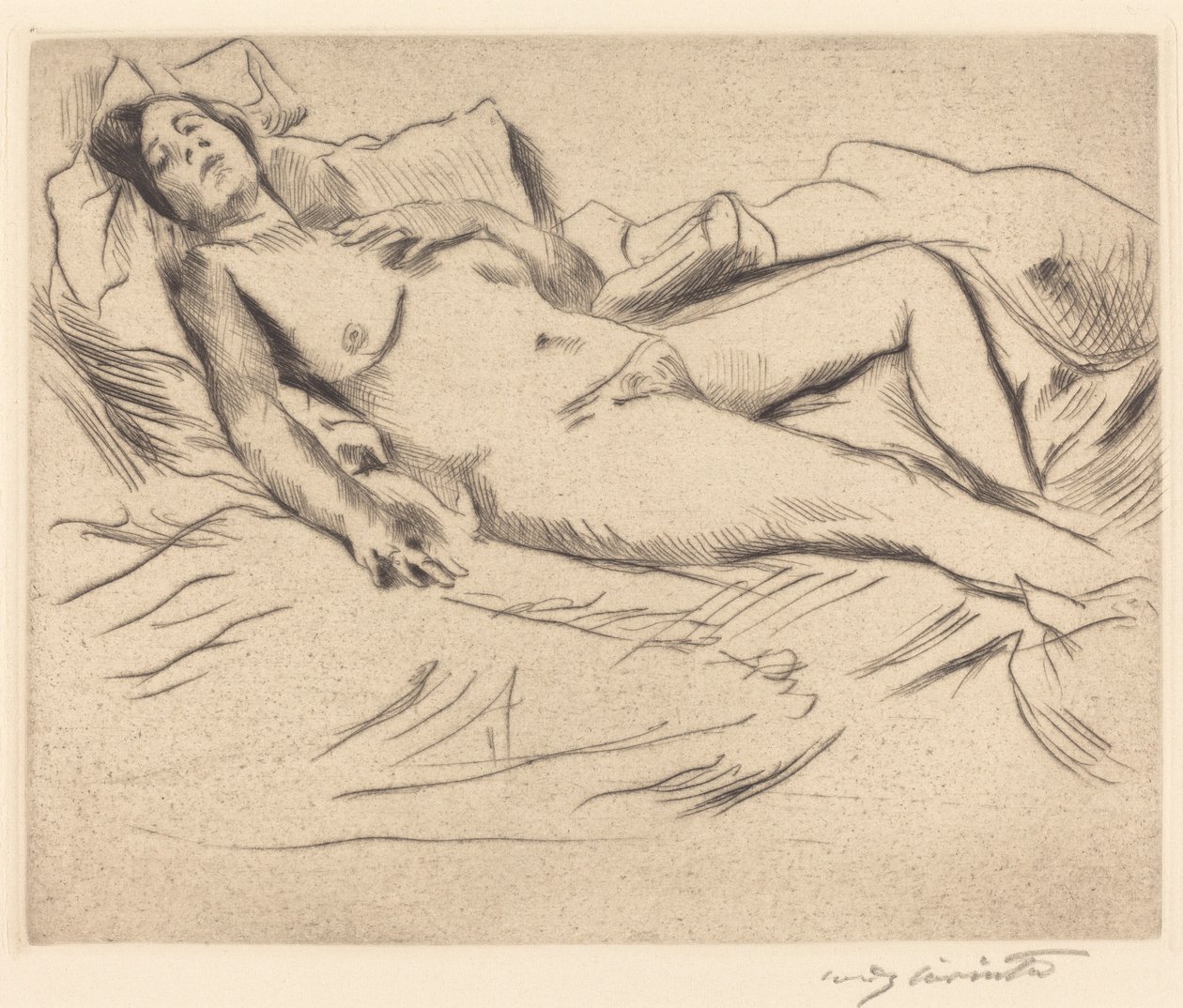 Schlafende - Lovis Corinth