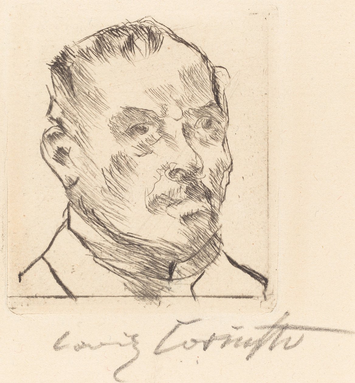 Autoportrait—Tête - Lovis Corinth