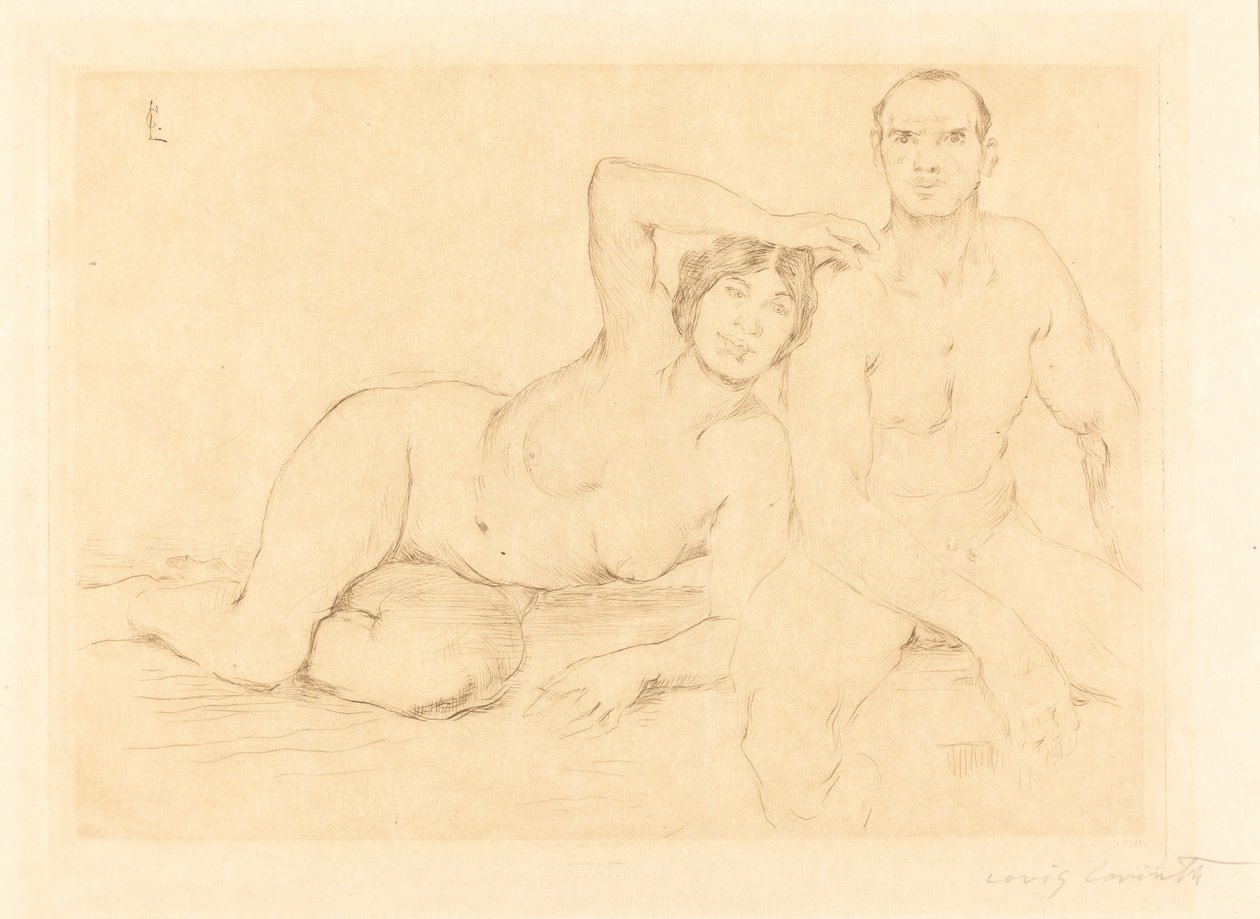 Deux personnes - Lovis Corinth