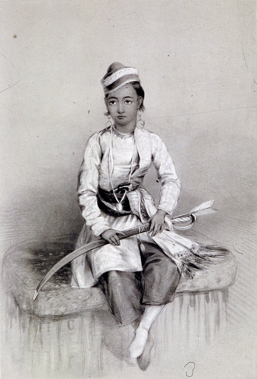 Un jeune Raja de colline, 1844 - Lowes Dickinson