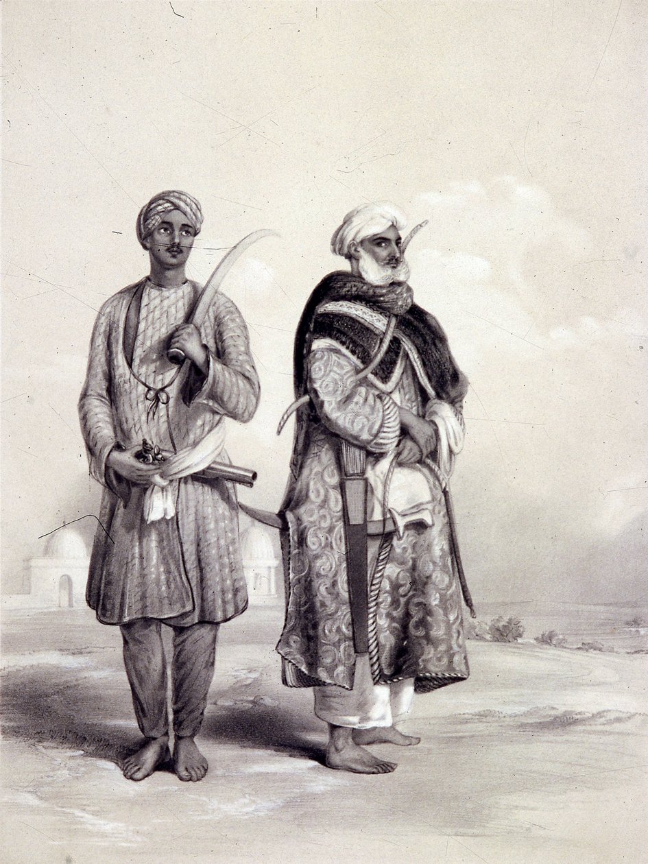 Un Zemindar et un Puthan, 1844 - Lowes Dickinson