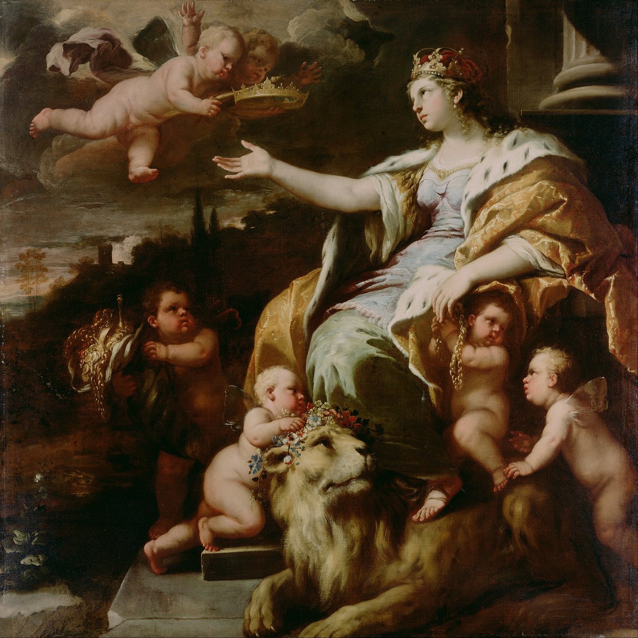 Allégorie de la magnanimité - Luca Giordano