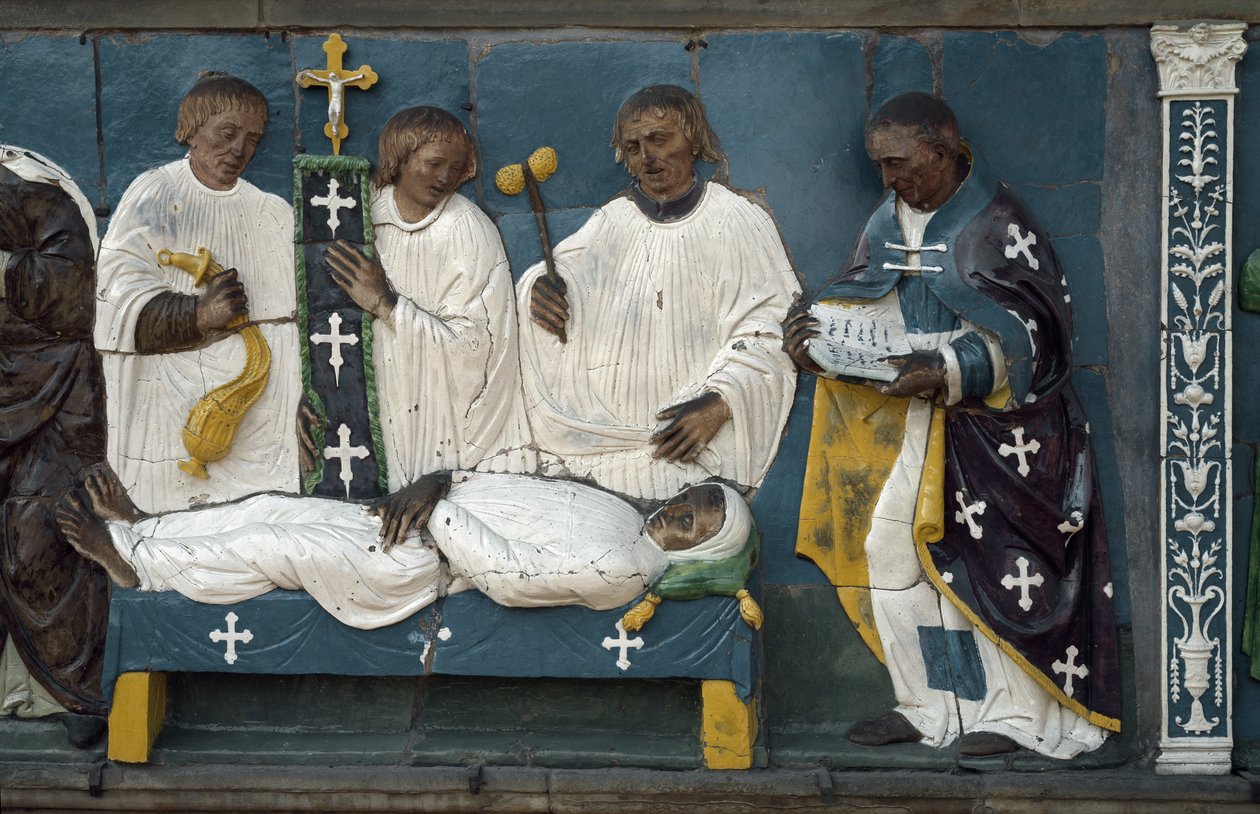 Enterrement des morts (détail) - Luca Della Robbia