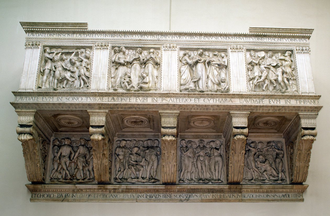 Cantoria reconstruite, vers 1432-8 - Luca Della Robbia