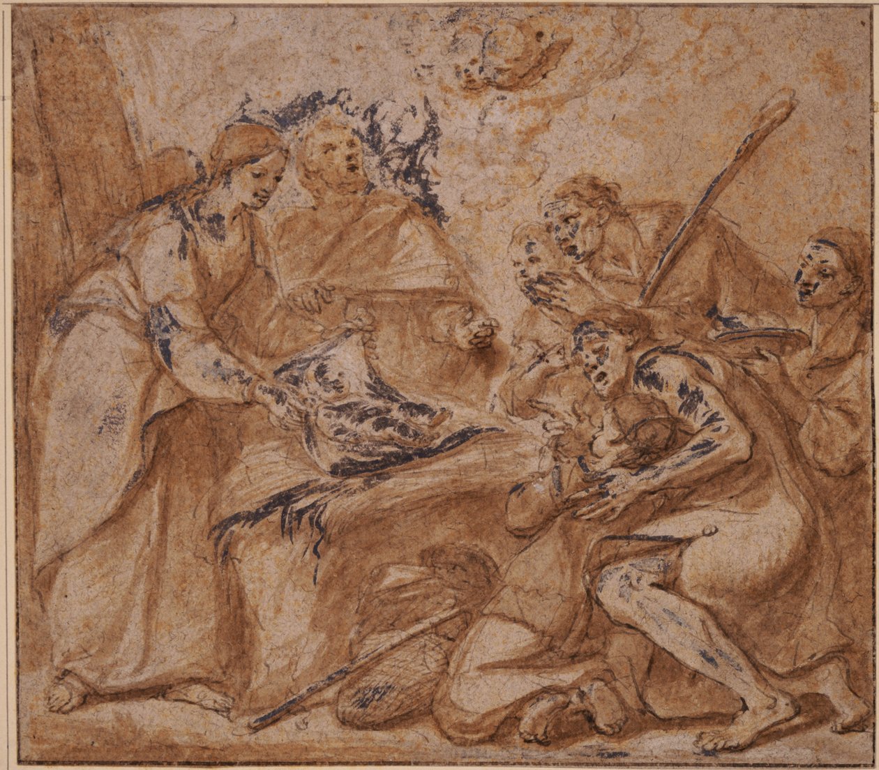 Adoration des bergers - Luca Giordano
