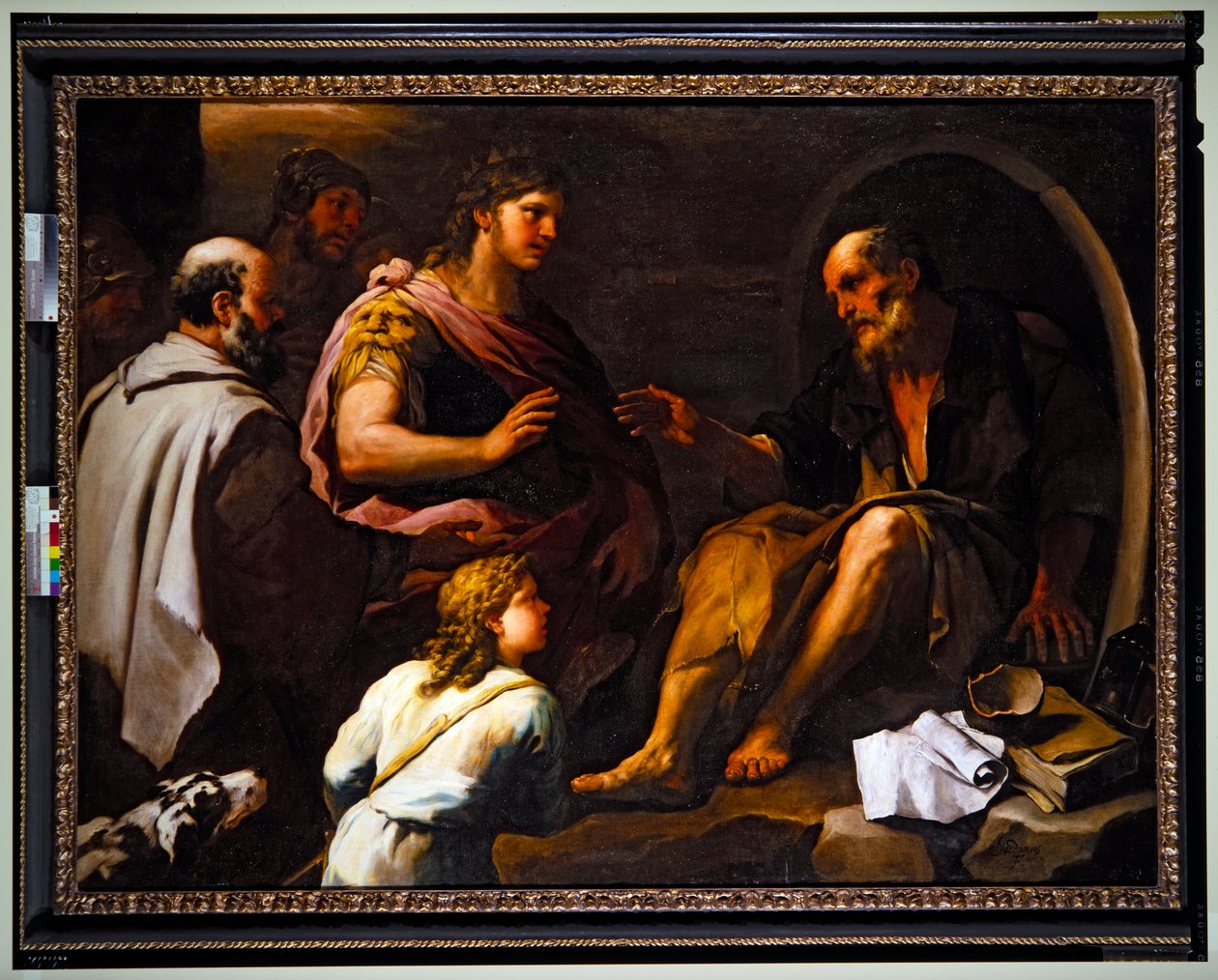 Alexandre et Diogène - Luca Giordano
