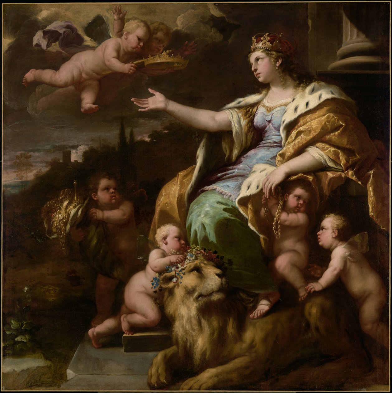 Allégorie de la magnanimité - Luca Giordano