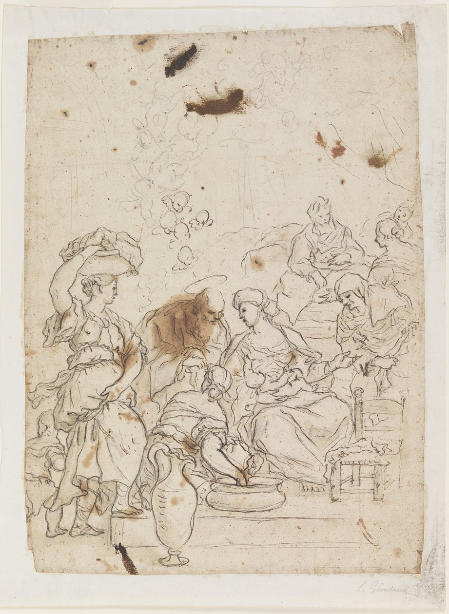 Naissance de la Vierge - Luca Giordano