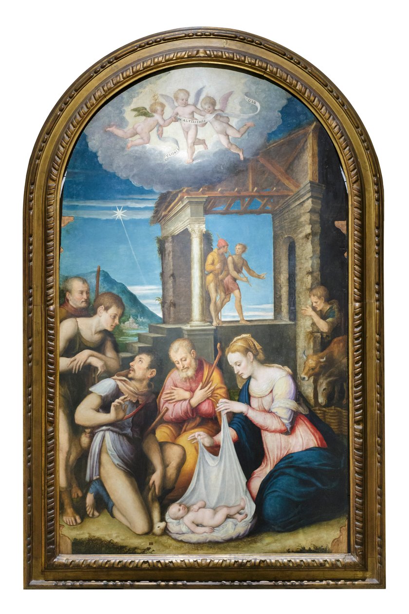 Adoration des bergers - Luca Longhi