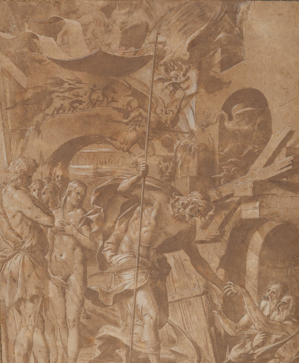 Christ au limbe, vers 1547-48 - Luca Penni