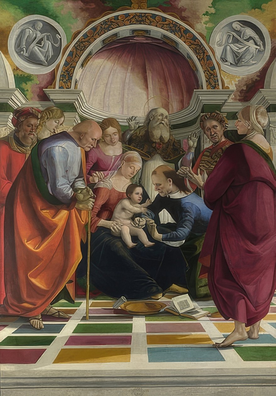 La circoncision de Jésus. Vers 1490-91 - Luca Signorelli