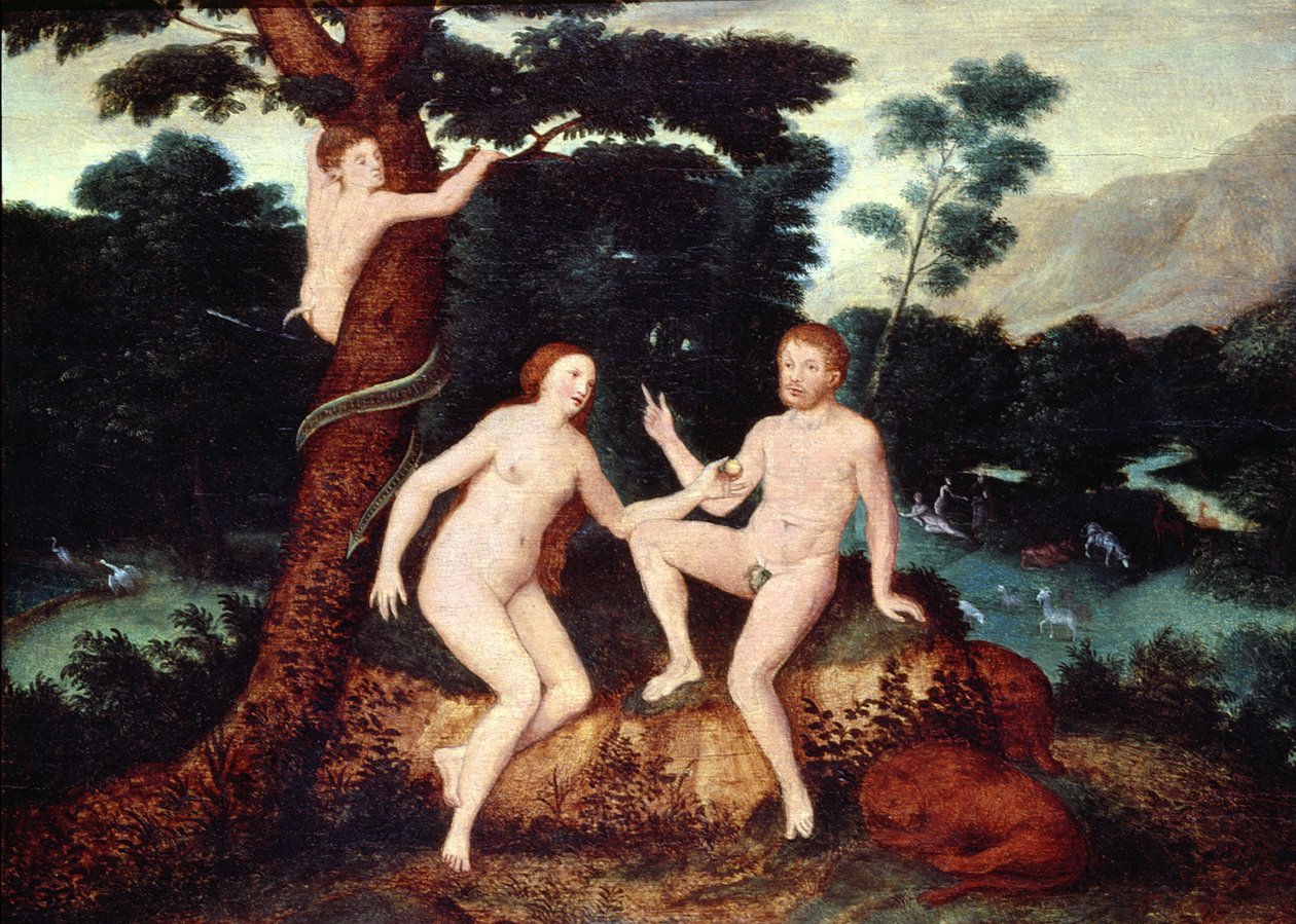 Adam et Ève dans le Jardin d