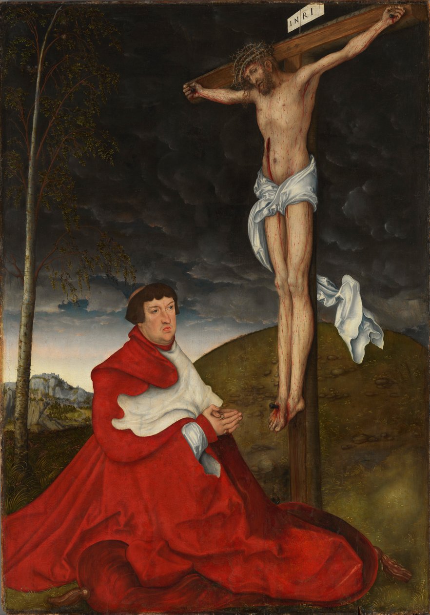 Le Christ est à comprendre comme objet de la méditation de la Passion - Lucas Cranach the Elder