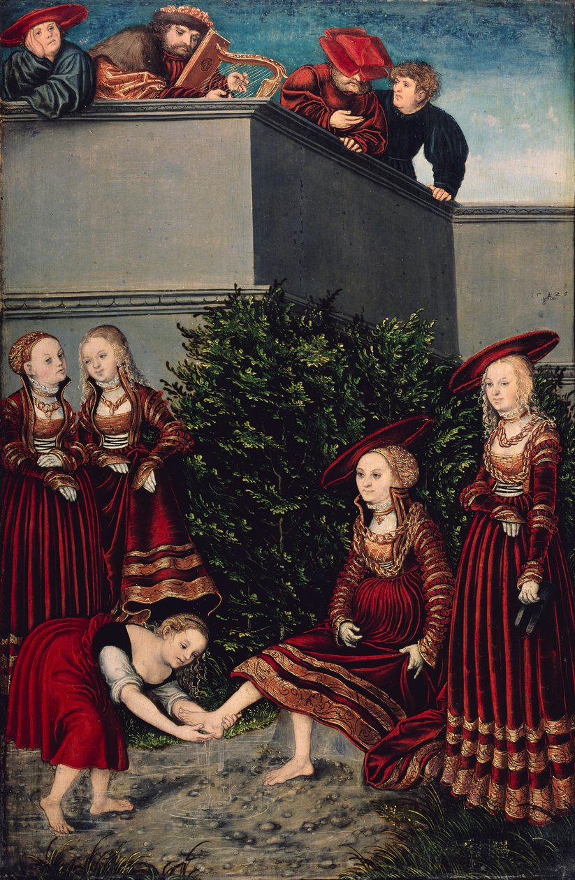 David et Bethsabée - Lucas Cranach the Elder
