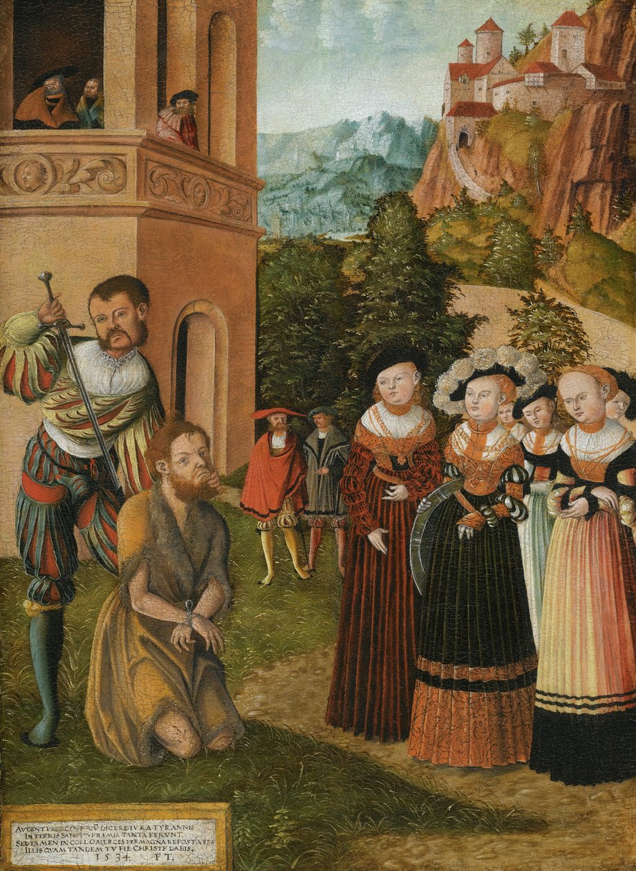 La Décapitation de Jean-Baptiste - Lucas Cranach the Elder