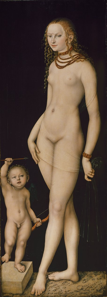 Vénus et Amour - Lucas Cranach the Elder