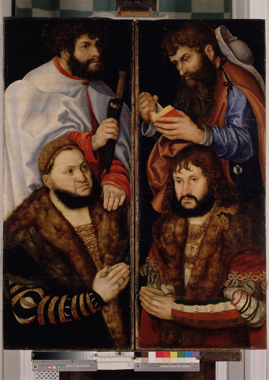 Retable de la Vierge, ou dit Retable des Princes [aile gauche] - Lucas Cranach the Elder
