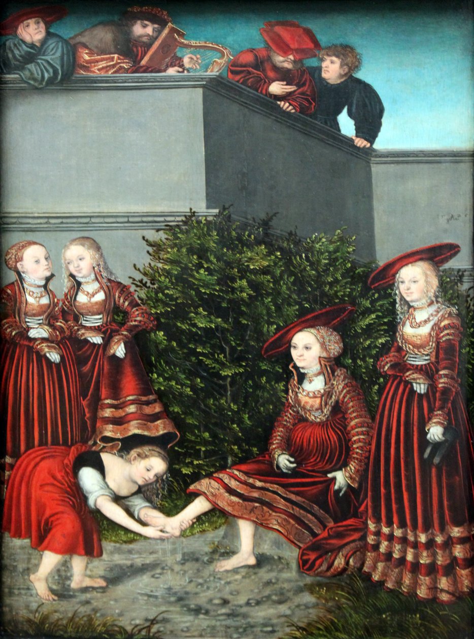 David et Bethsabée - Lucas Cranach the Elder