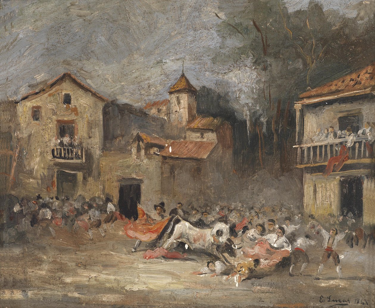 Une corrida - Eugenio Lucas Velázquez