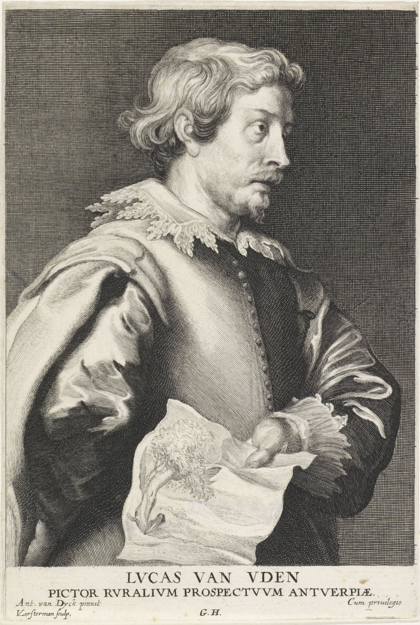Portrait de Lucas van Uden - Lucas Vorsterman