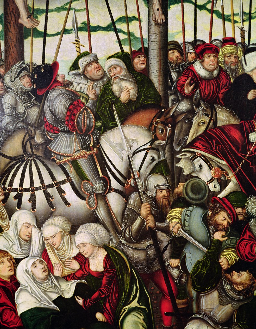Calvaire (détail) - Lucas Cranach the Elder