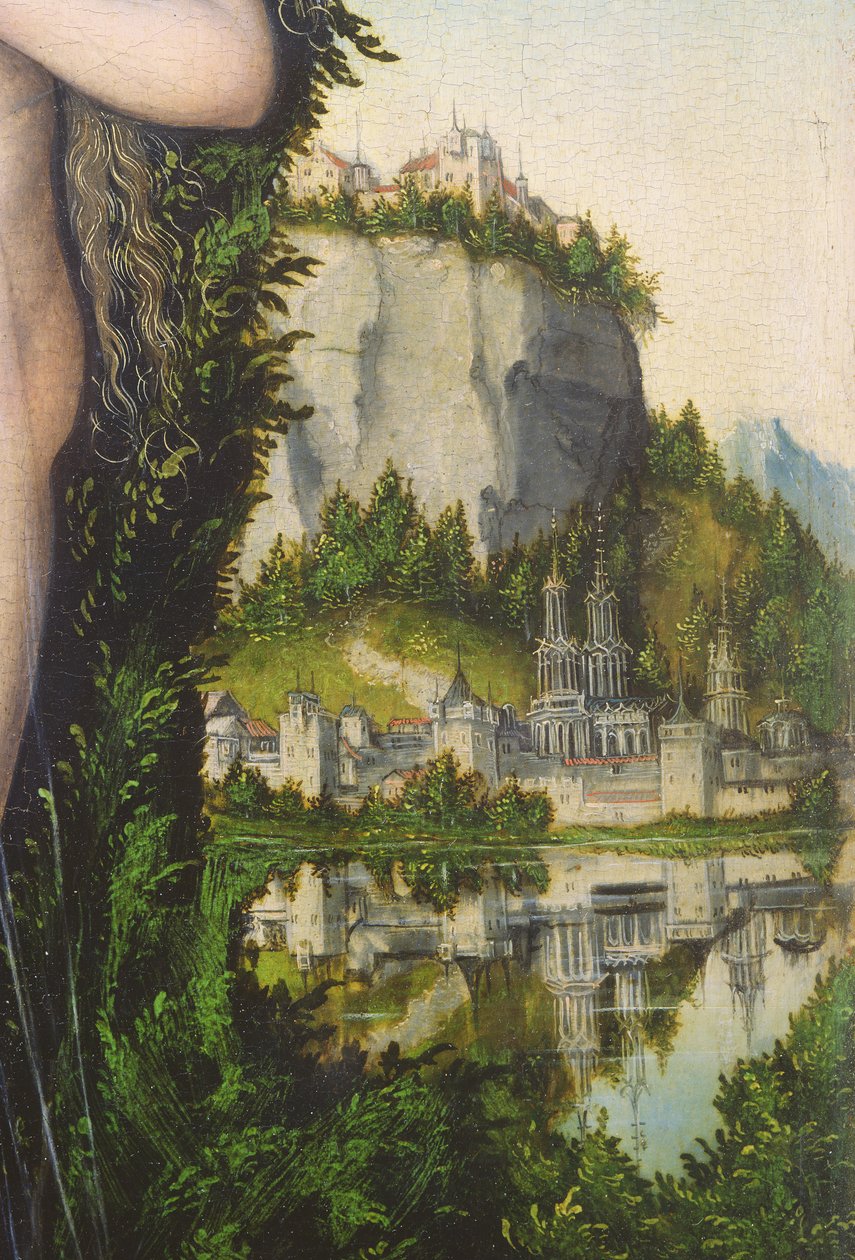 Vénus debout dans un paysage (détail), 1529 - Lucas Cranach the Elder