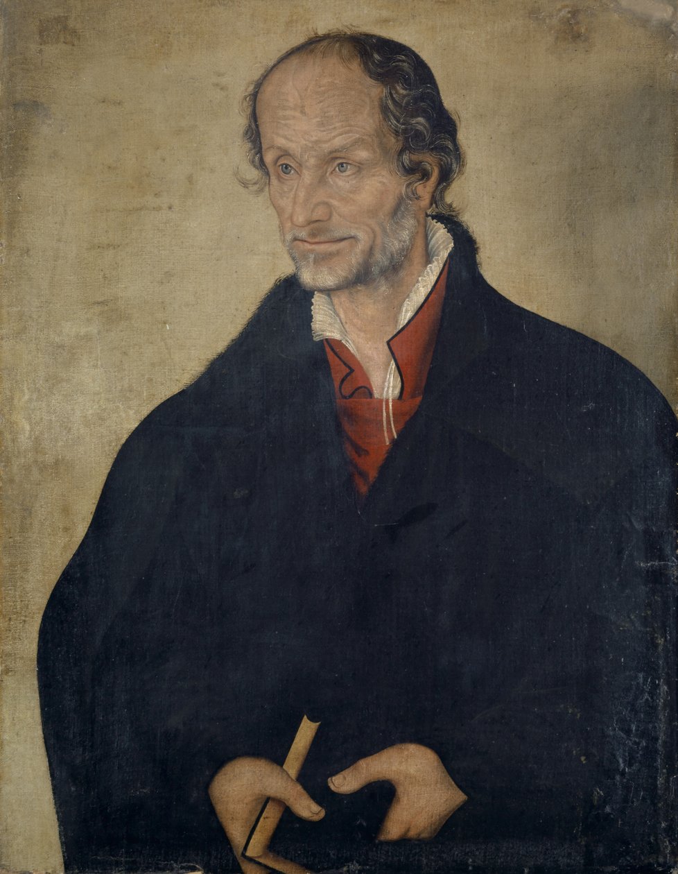 Portrait de Philipp Melanchthon, vers 1560-80 - Lucas the Younger Cranach