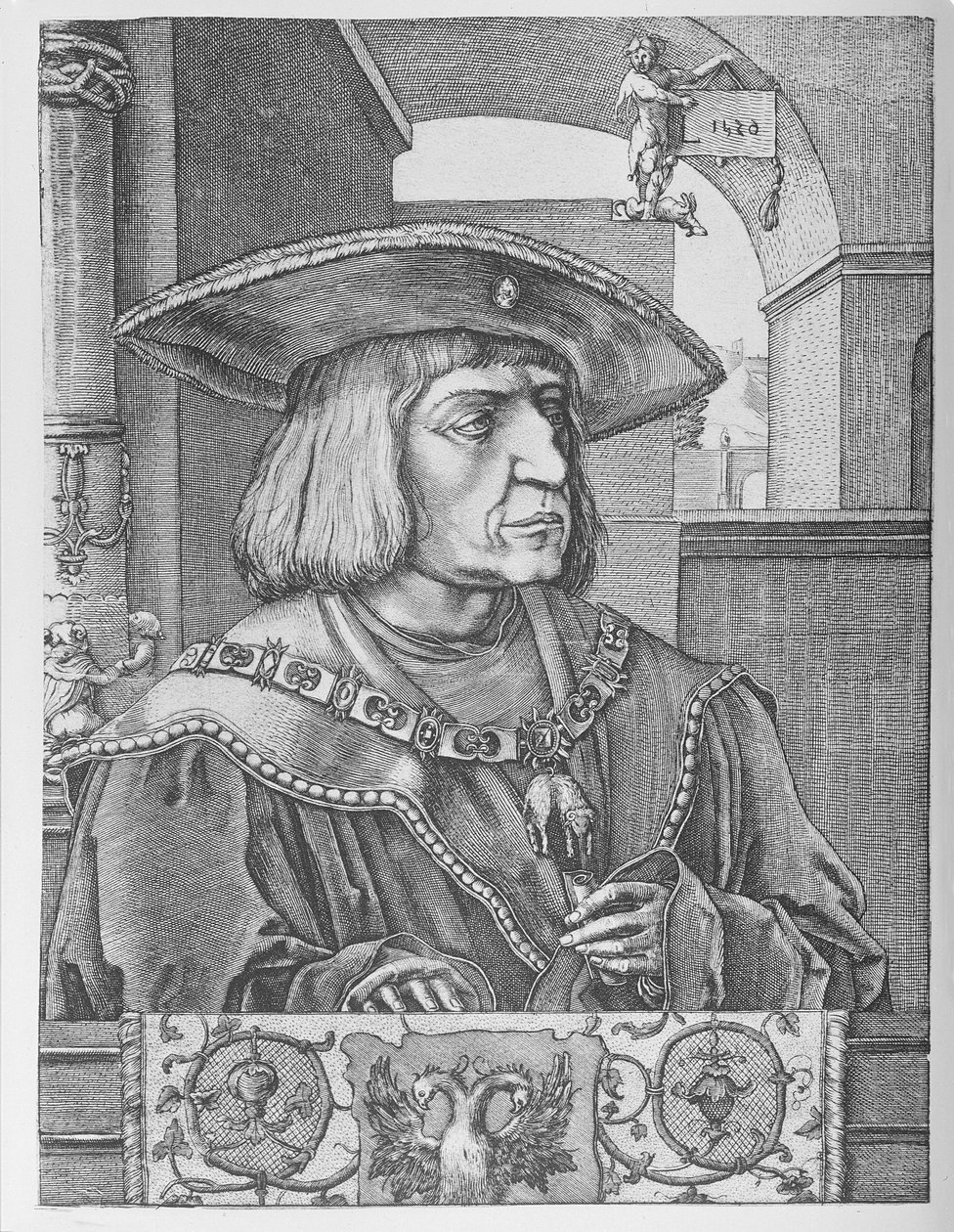 Empereur Maximilien I - Lucas van Leyden