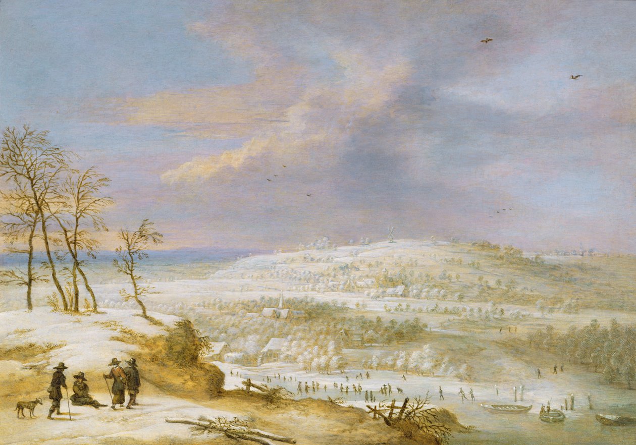 Hiver, 17ème siècle - Lucas van Uden