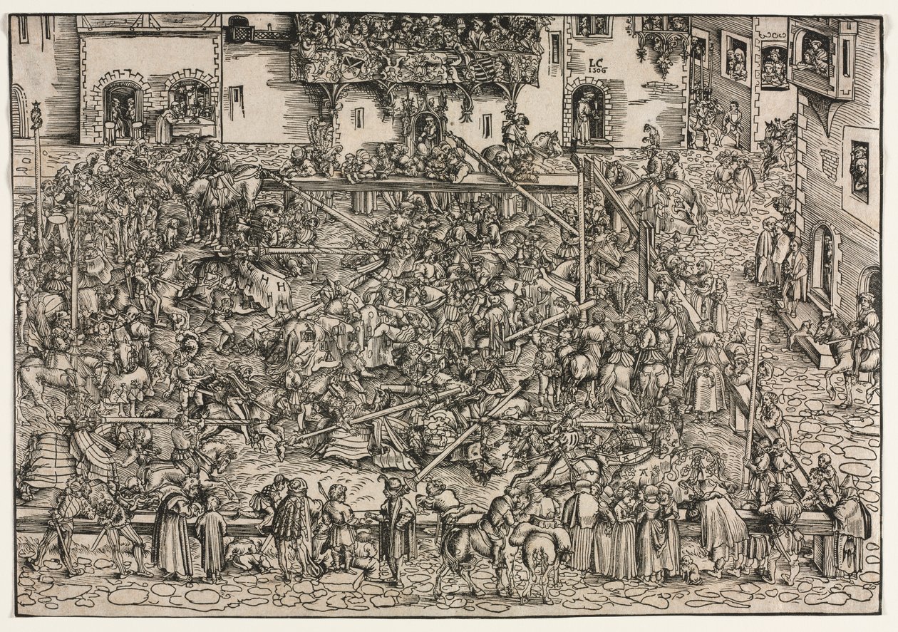 Un tournoi - Lucas Cranach