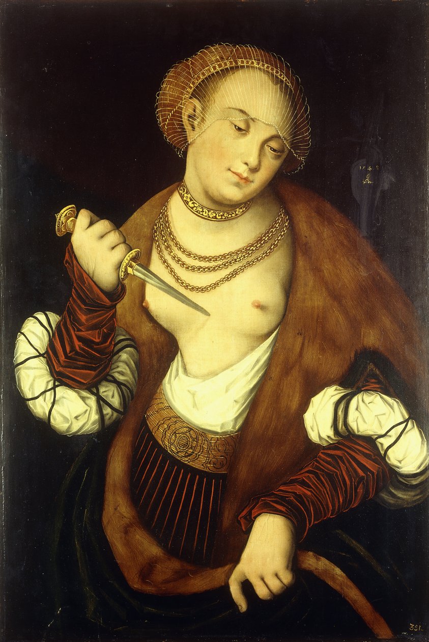 Lucrèce, 1548 - Lucas Cranach