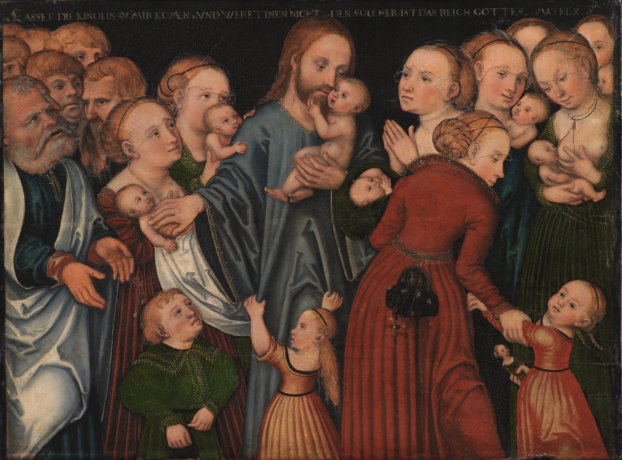 Christ bénissant les enfants - Lucas Cranach d.Æ.