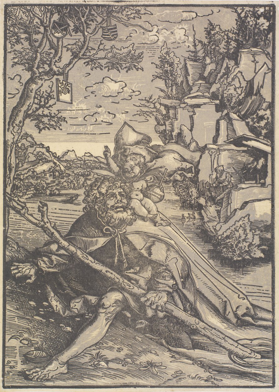 Saint Christophe - Lucas Cranach d.Æ.