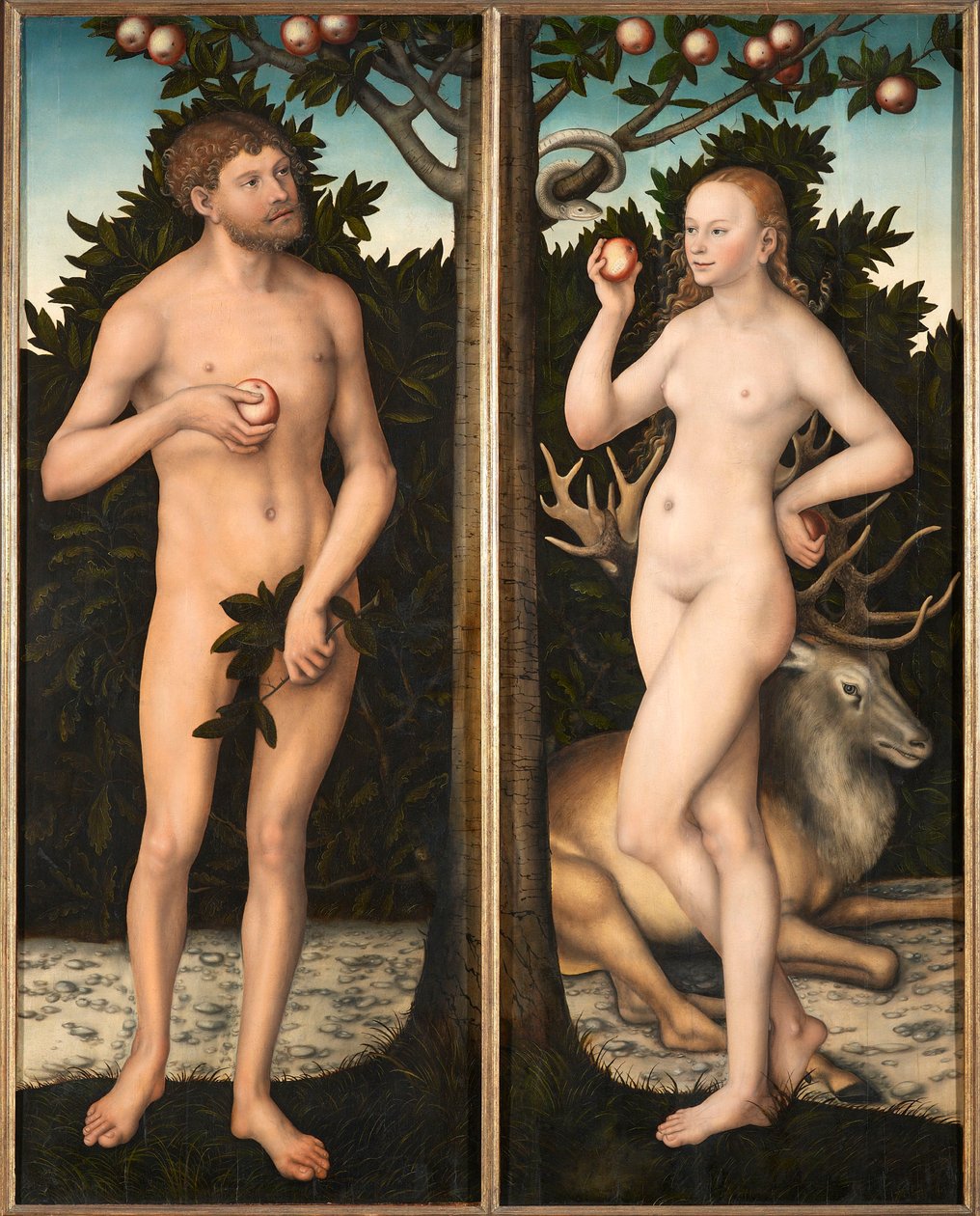 Adam et Ève - Lucas Cranach the Elder