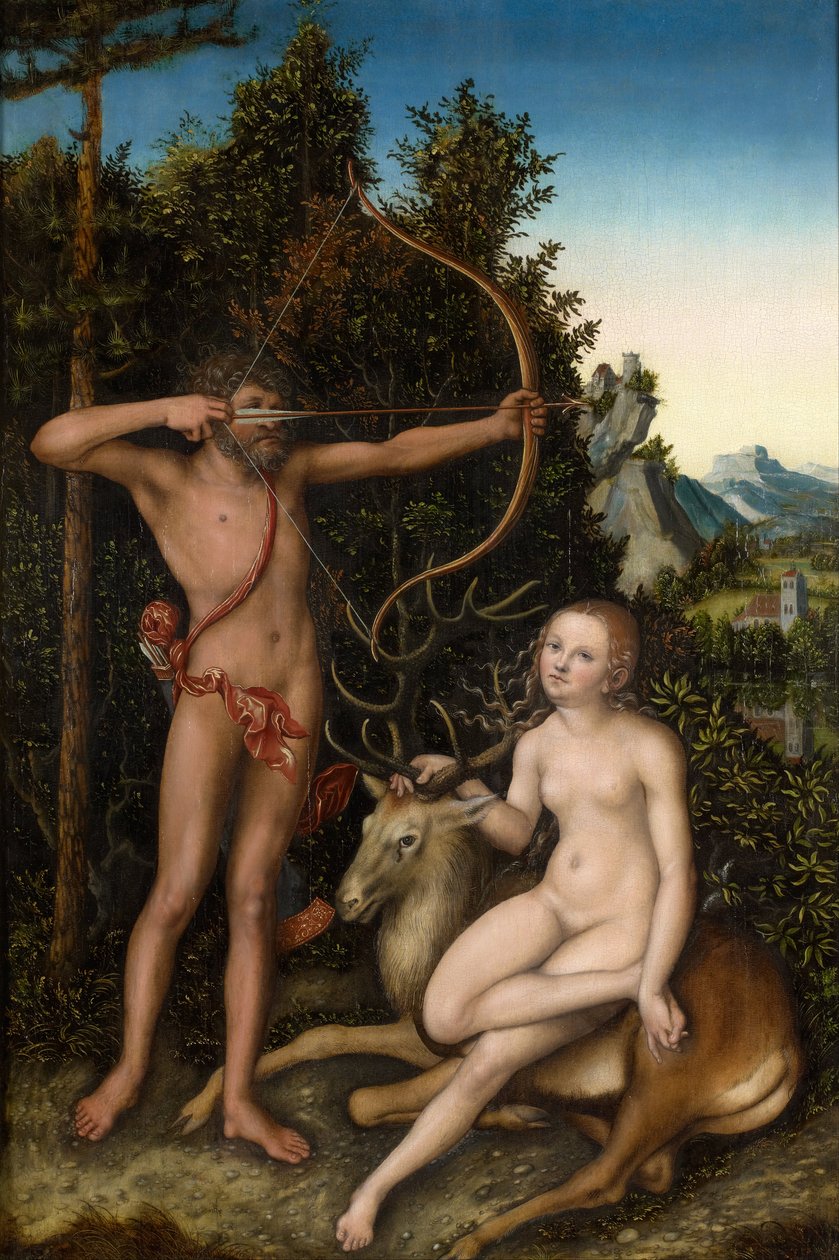 Apollo et Diana - Lucas Cranach the Elder