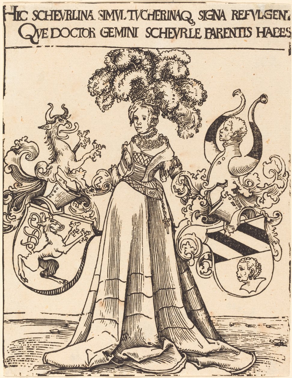 Ex-libris de Scheurl et Tucher - Lucas Cranach the Elder