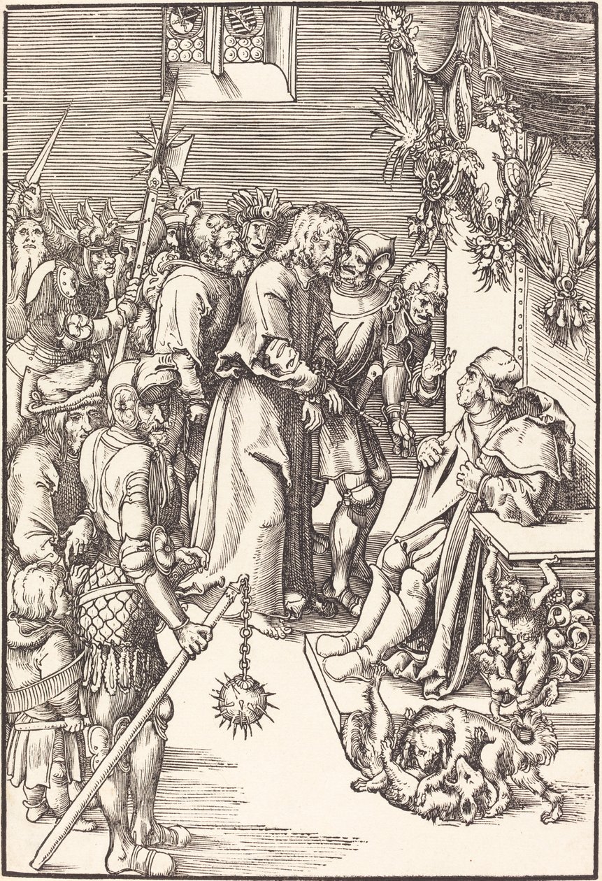 Le Christ devant Caïphe - Lucas Cranach the Elder