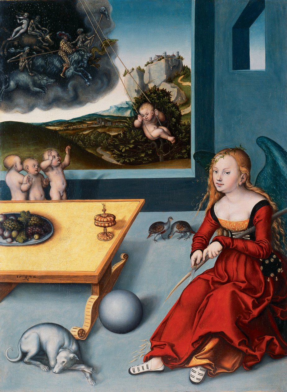 French: La Mélancolie Melancholia - Lucas Cranach the Elder