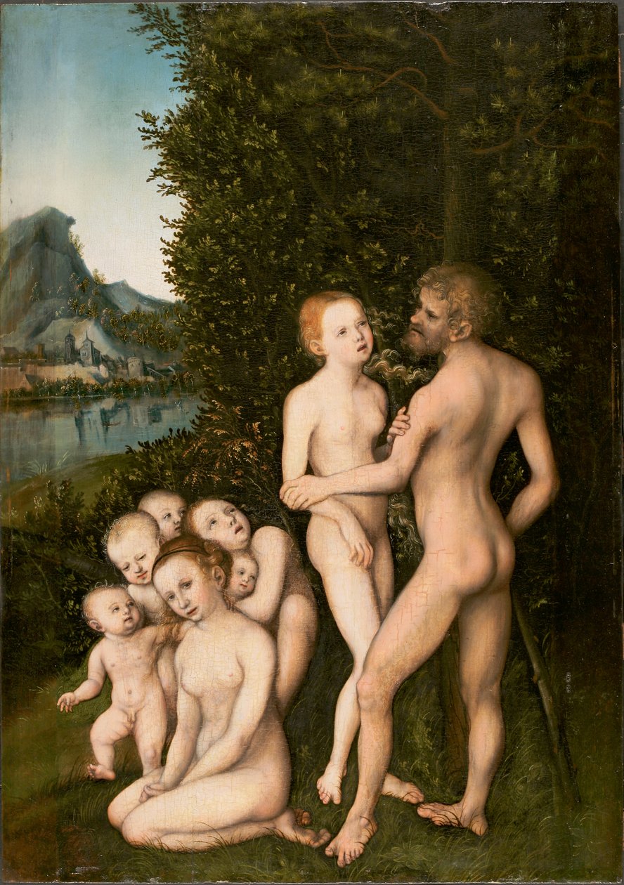 French : Primeval people Primeval people - Lucas Cranach the Elder