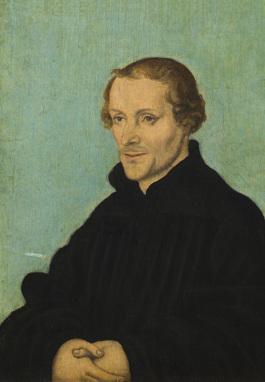 Portrait de Philipp Melanchton - Lucas Cranach the Elder