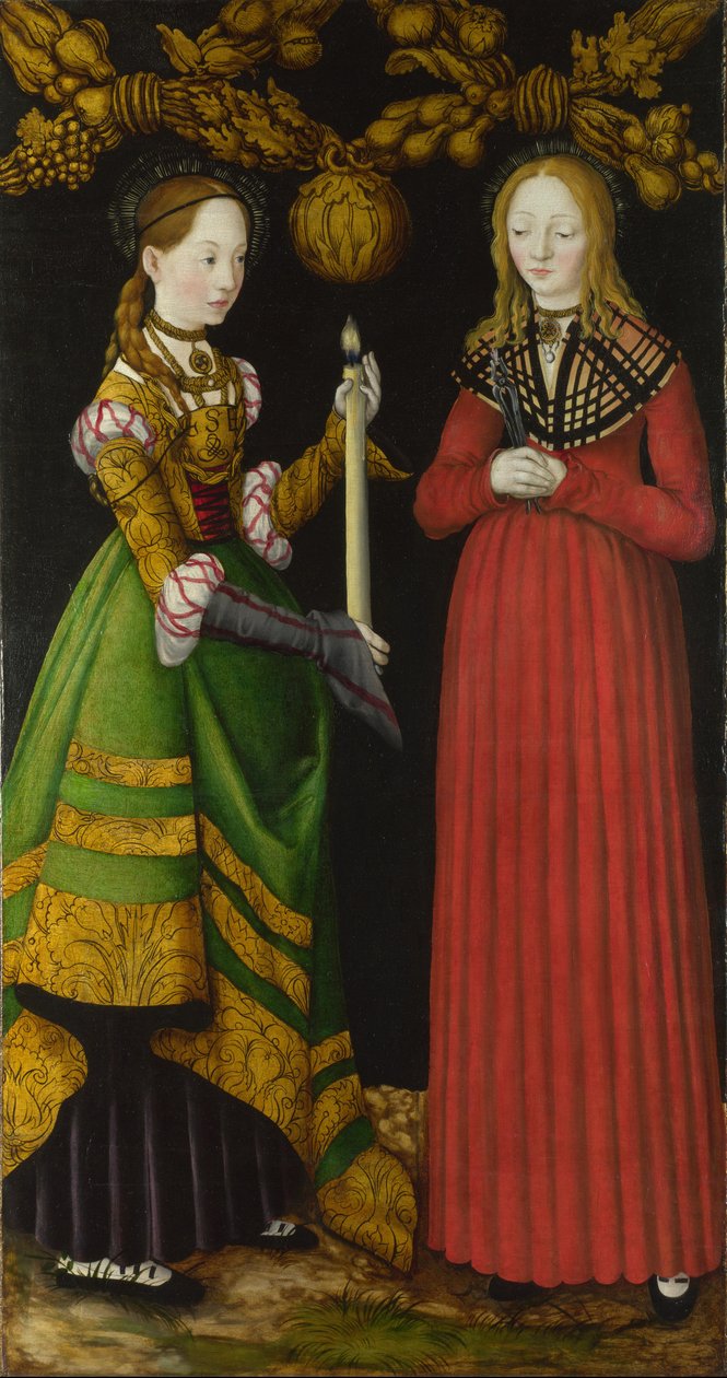 Saints Geneviève et Apollonie - Lucas Cranach the Elder