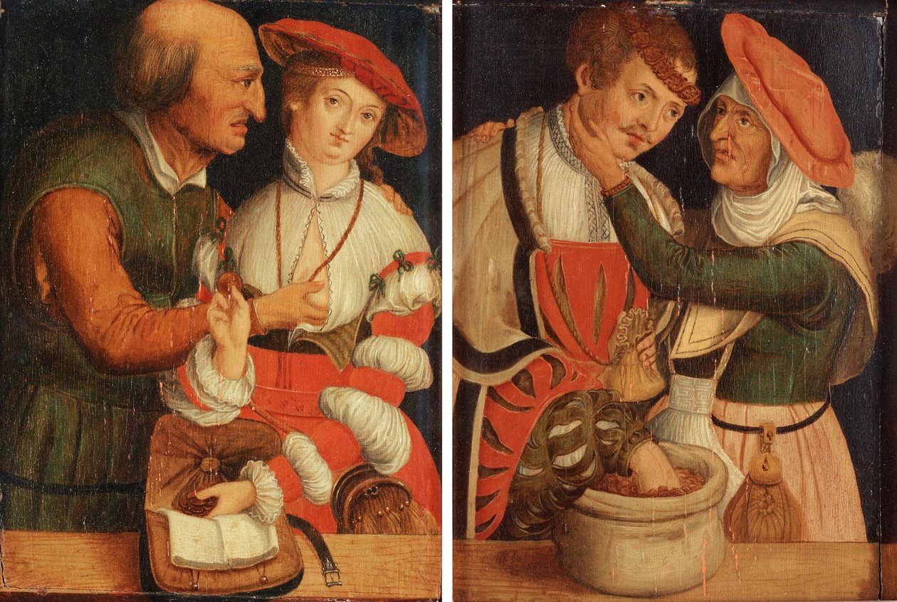 Les couples inégaux - Lucas Cranach the Elder