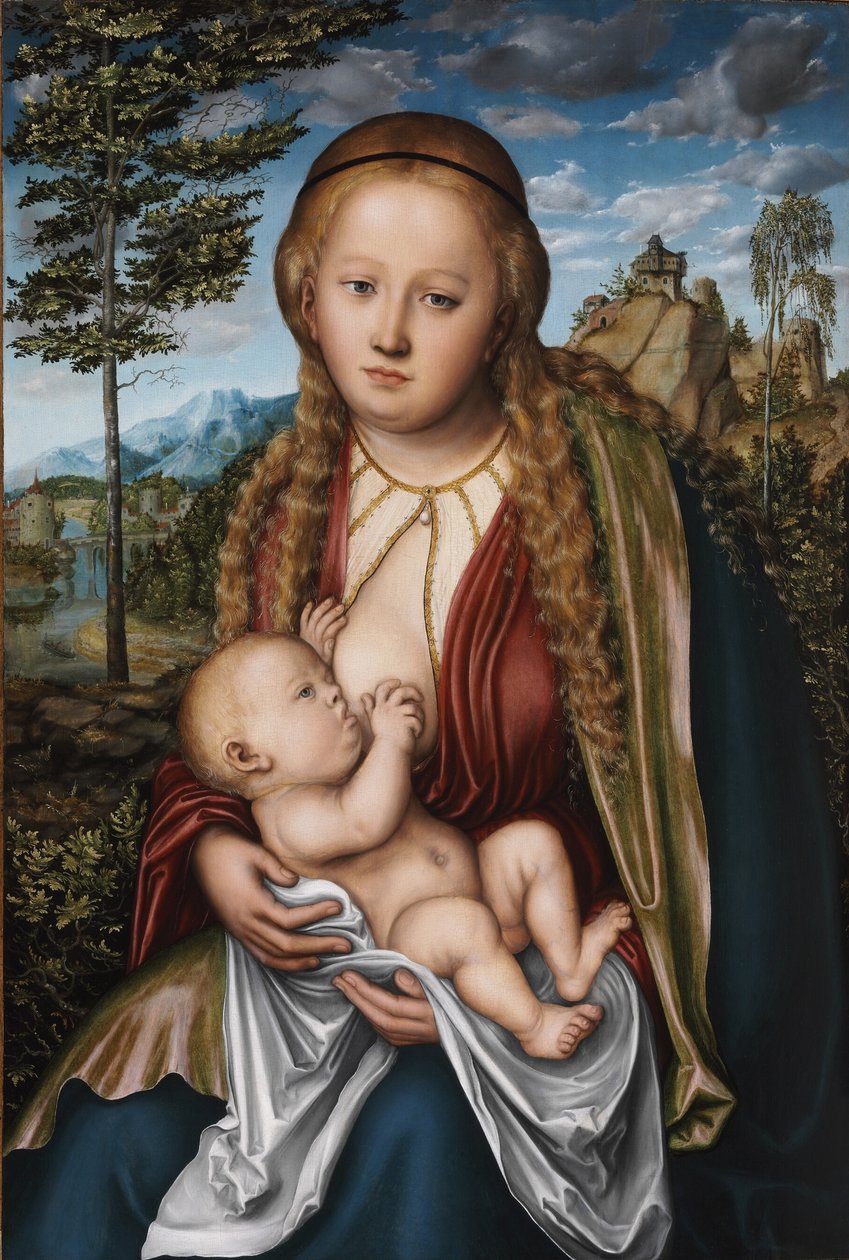 La Vierge allaitant l