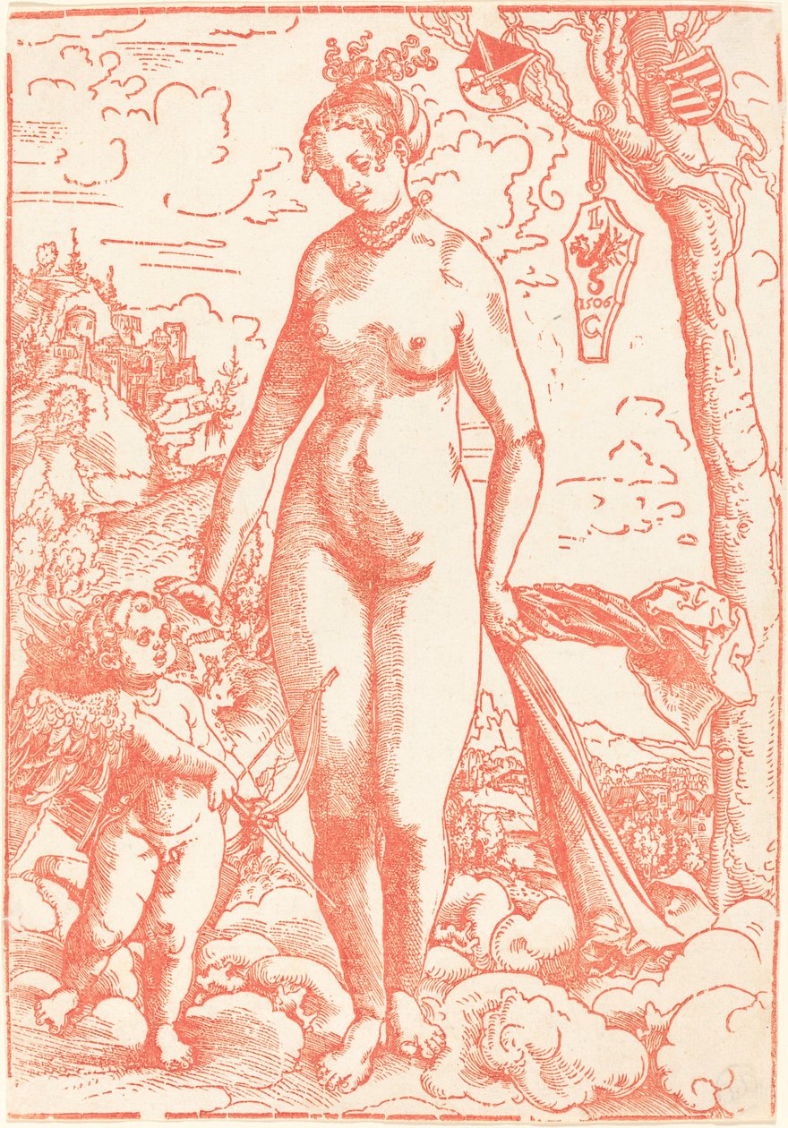 Vénus et Cupidon - Lucas Cranach the Elder
