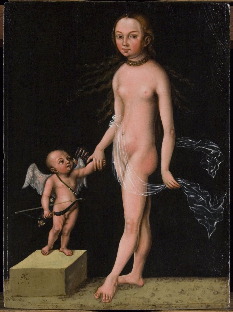 Vénus et Cupidon - Lucas Cranach the Elder