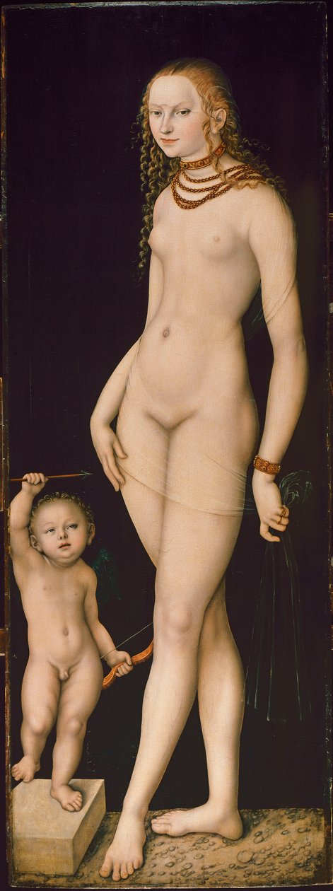 Vénus et Cupidon, vers 1530. - Lucas Cranach the Elder