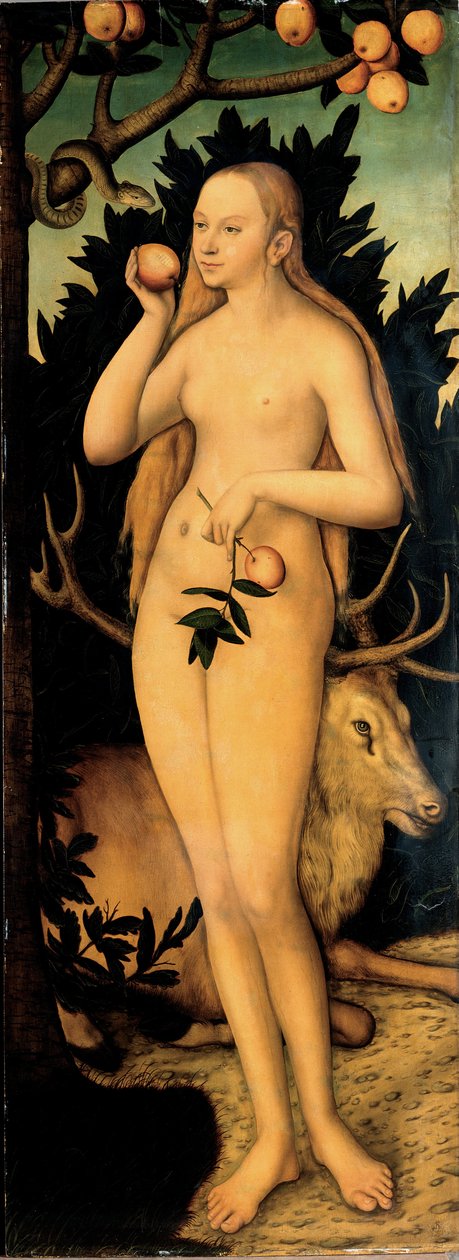 Adam et Eve - Lucas Cranach the Younger