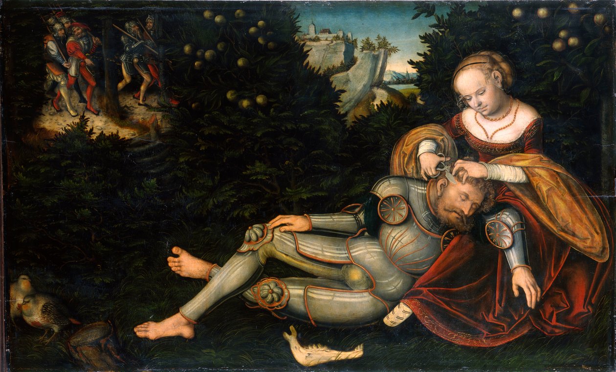 Samson et Dalila - Lucas Cranach the Younger