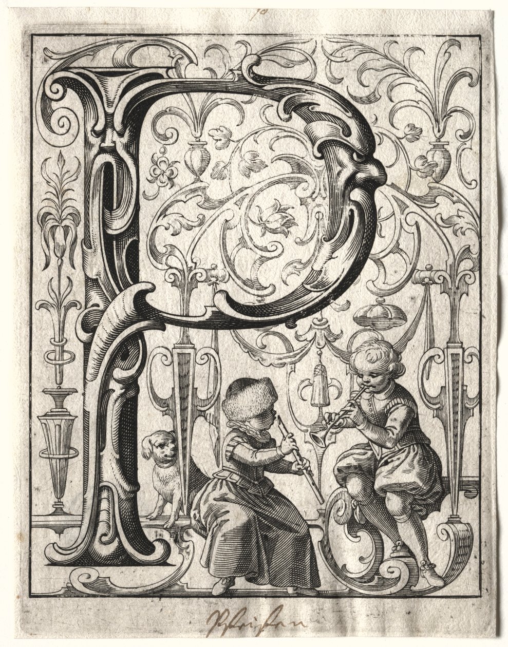 Nouveau livret ABC: P, 1627 - Lucas Kilian