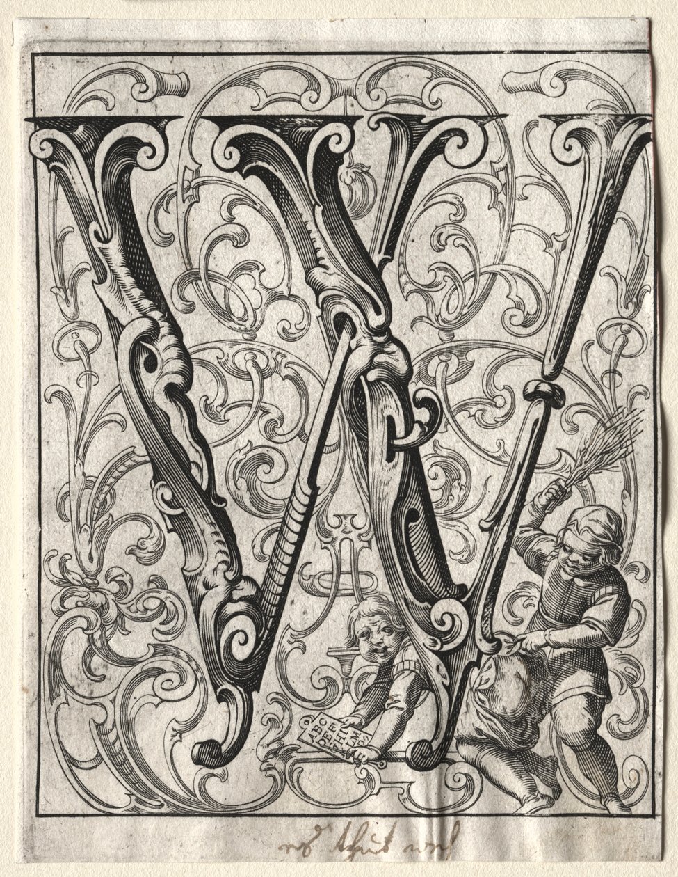 Nouveau livret ABC : W, 1627 - Lucas Kilian